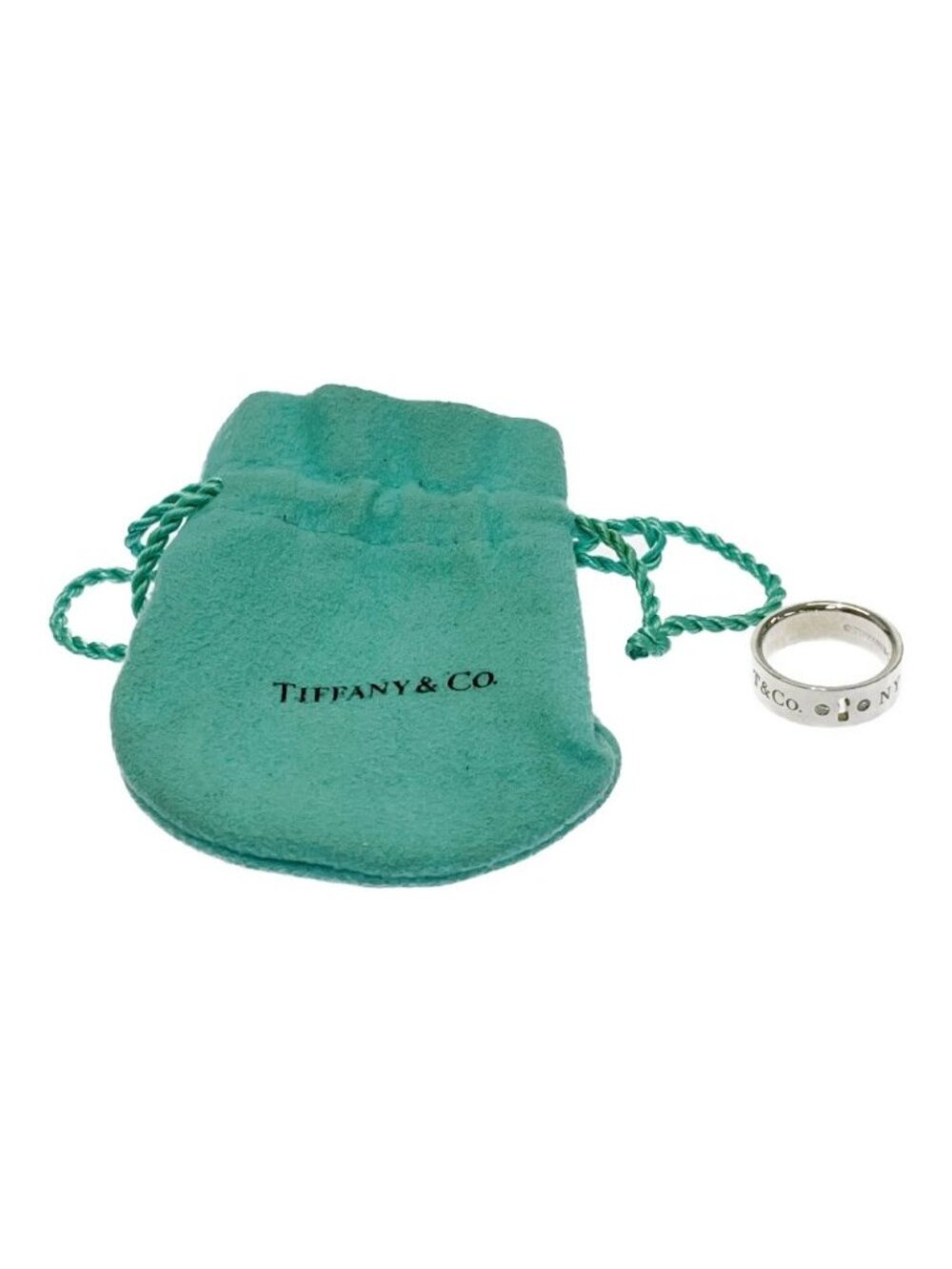 Tiffany & Co Silver NY Lock Ring